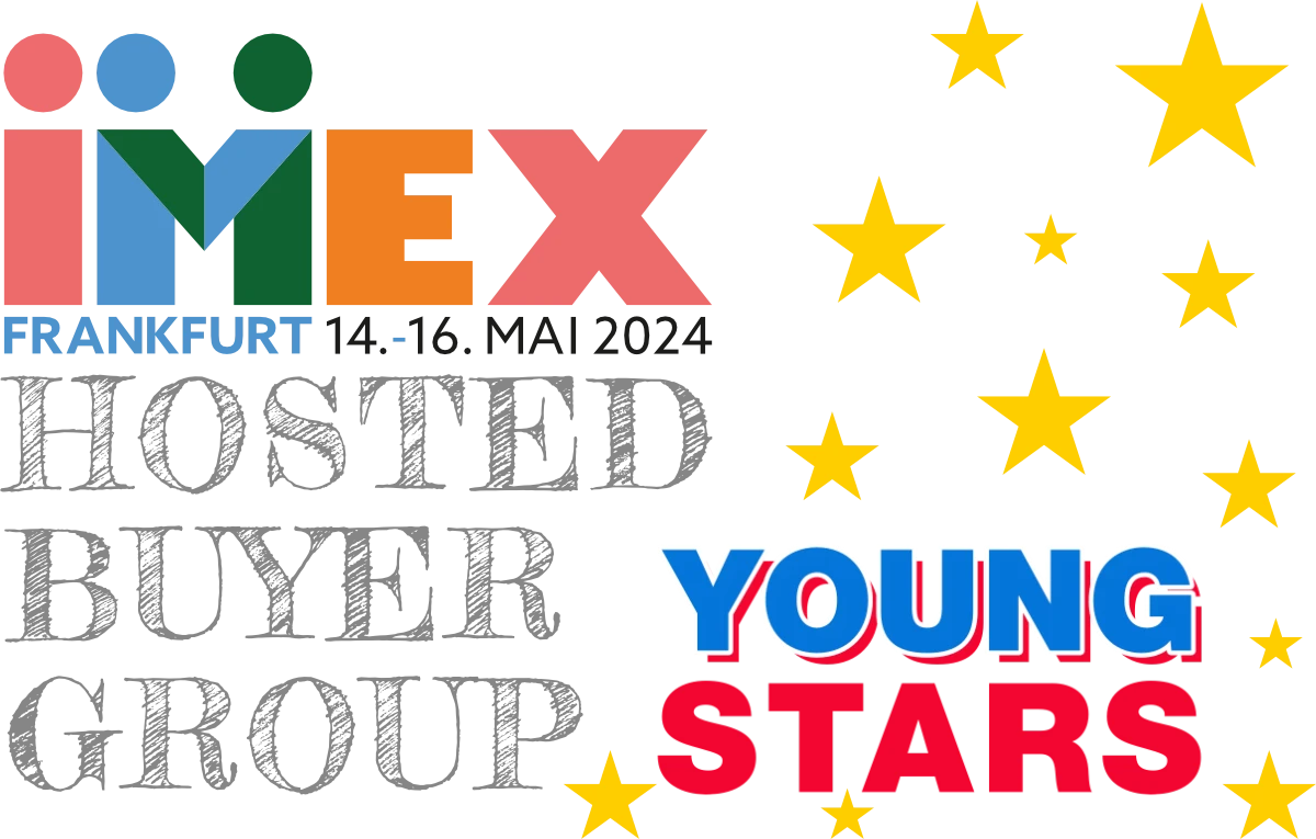 Programm Young Star IMEX Hosted Buyer Gruppe Logo