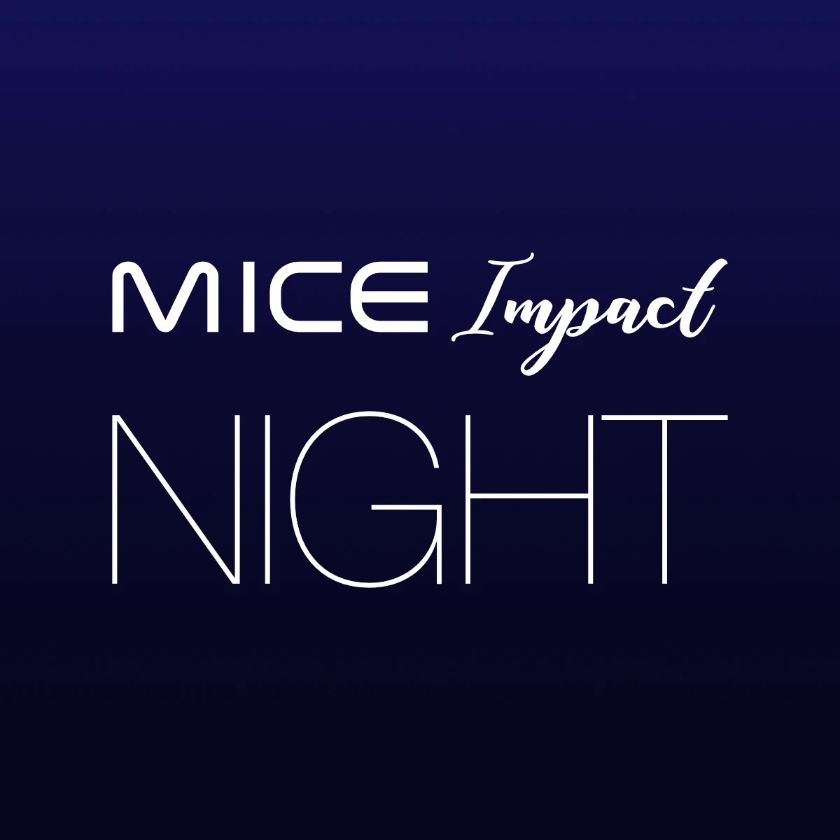 MICE Impact NIGHT IMEX 2025 Logo